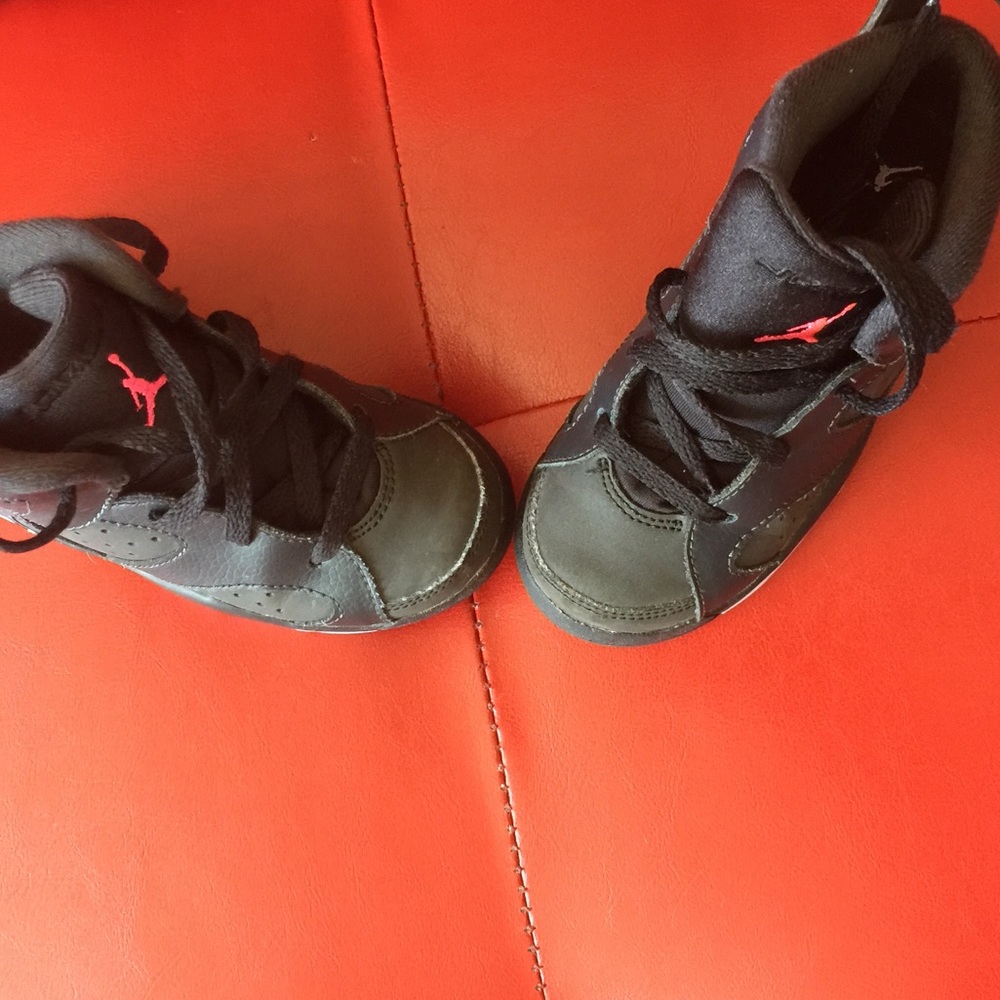 Pink and Black Jordan’s